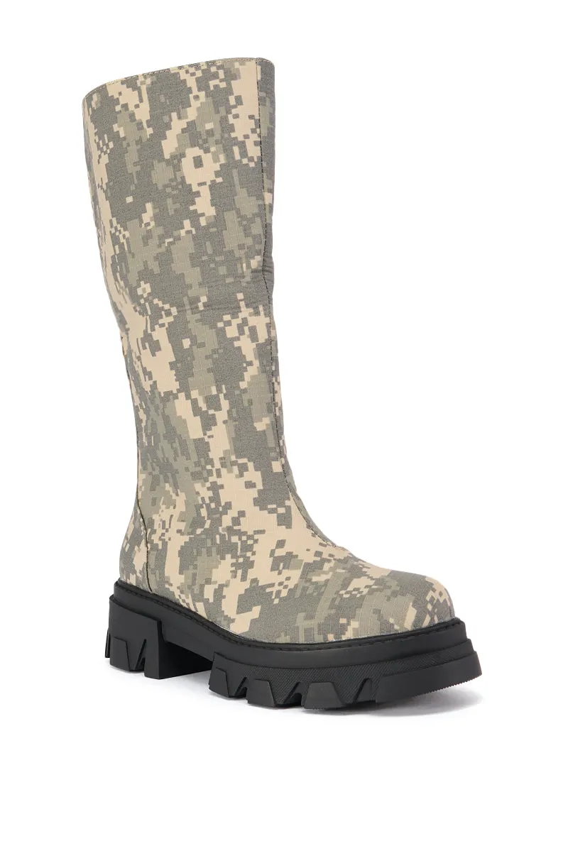 AZALEA WANG ARCADIO CAMO BOOT sold by AKIRA product image thumbnail 3