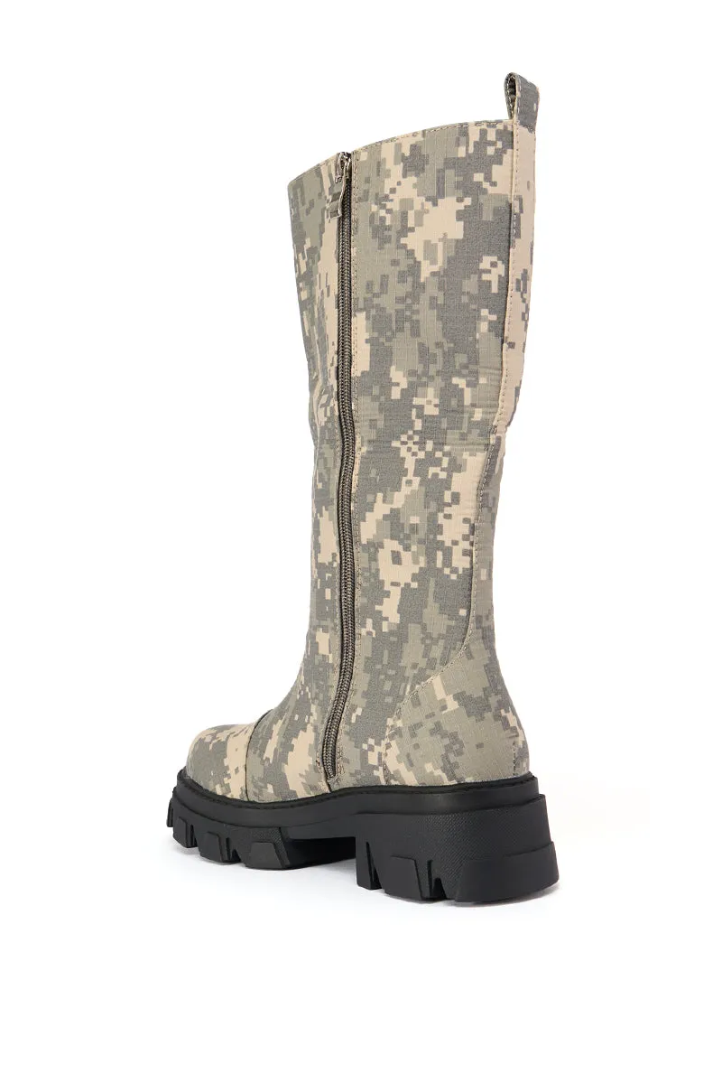 AZALEA WANG ARCADIO CAMO BOOT sold by AKIRA product image thumbnail 4