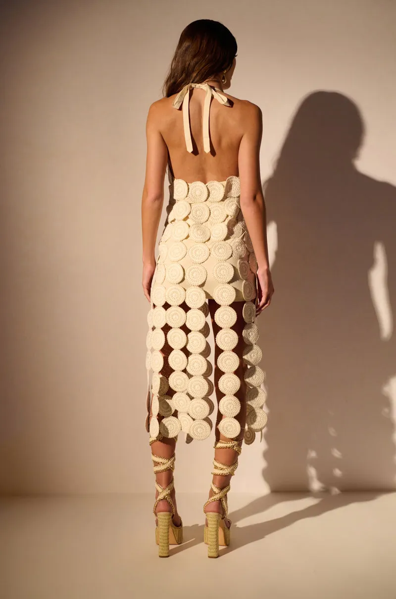 IBIZA DREAMIN TEXTURED MIDI DRESS sold by AKIRA product image thumbnail 5