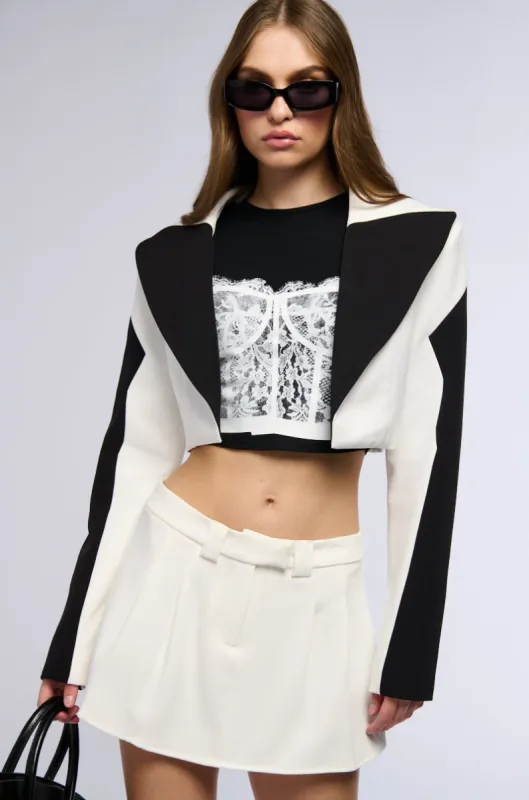 INEZ CROPPED BLAZER sold by AKIRA