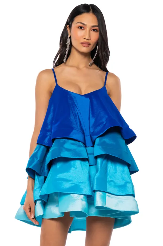 LOOKING FOR LUST RUFFLE MINI DRESS sold by AKIRA
