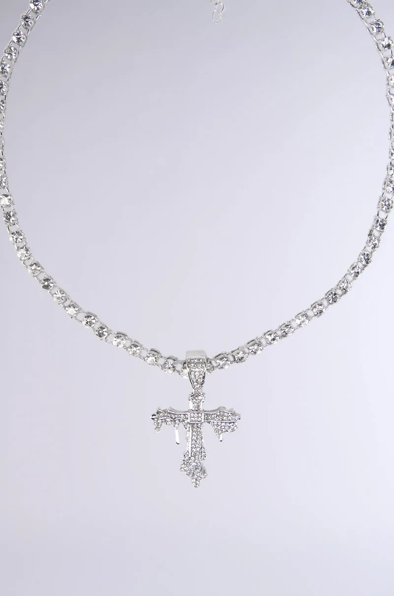 DRIPPY CROSS CHAIN sold by AKIRA product image thumbnail 2