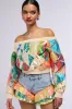 LIFE IS BUT A DREAM OFF THE SHOULDER SWEATSHIRT sold by AKIRA