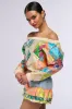 LIFE IS BUT A DREAM OFF THE SHOULDER SWEATSHIRT sold by AKIRA
