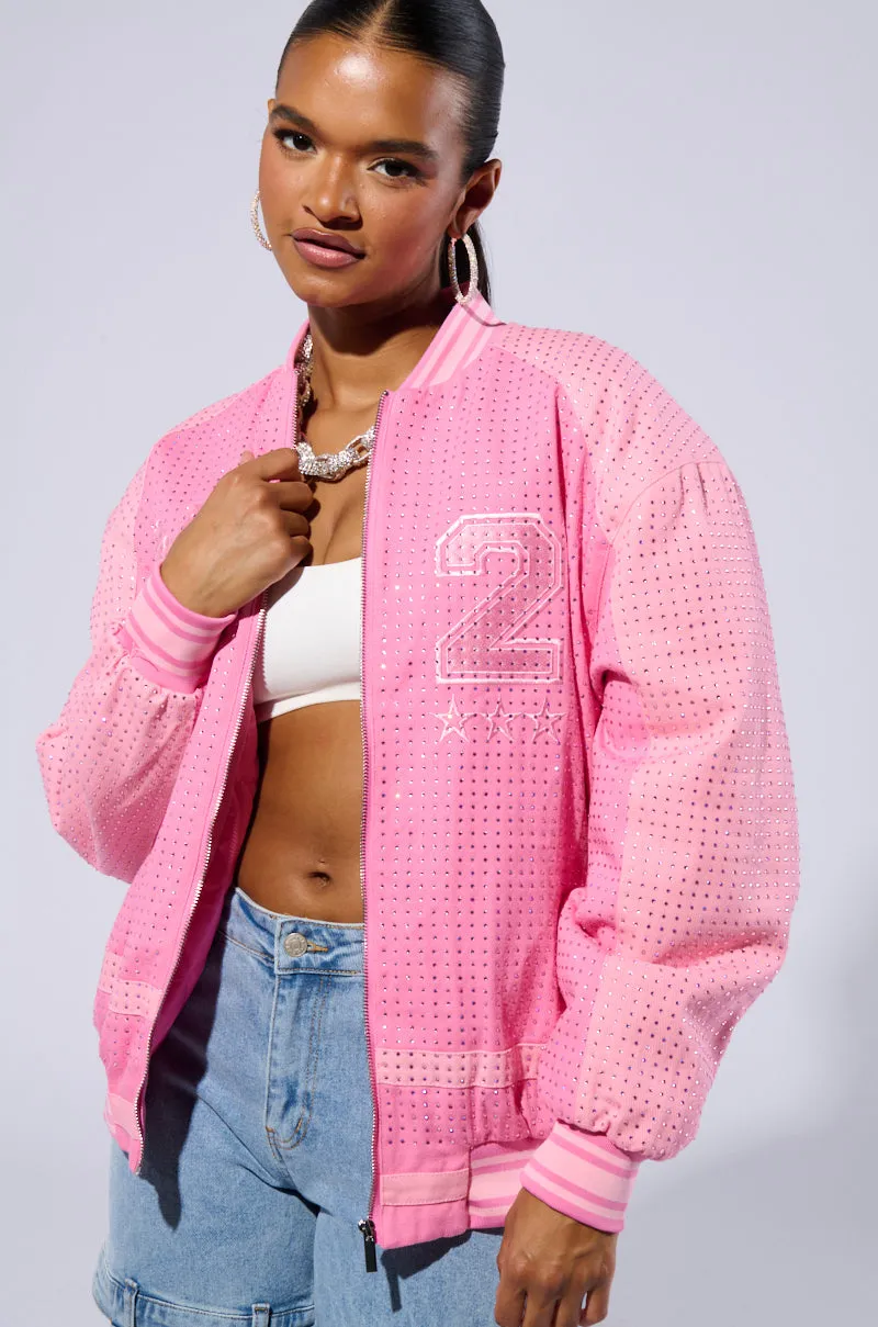 CHICAGO MADE EMBROIDERED BOMBER sold by AKIRA product image thumbnail 2