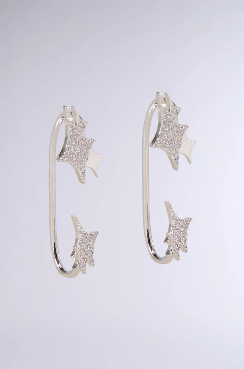 THE BRIGHTEST STAR EAR CUFF IN SILVER sold by AKIRA product image thumbnail 3