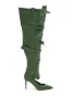 AZALEA WANG SHALE GREEN LACE UP BOOT sold by AKIRA