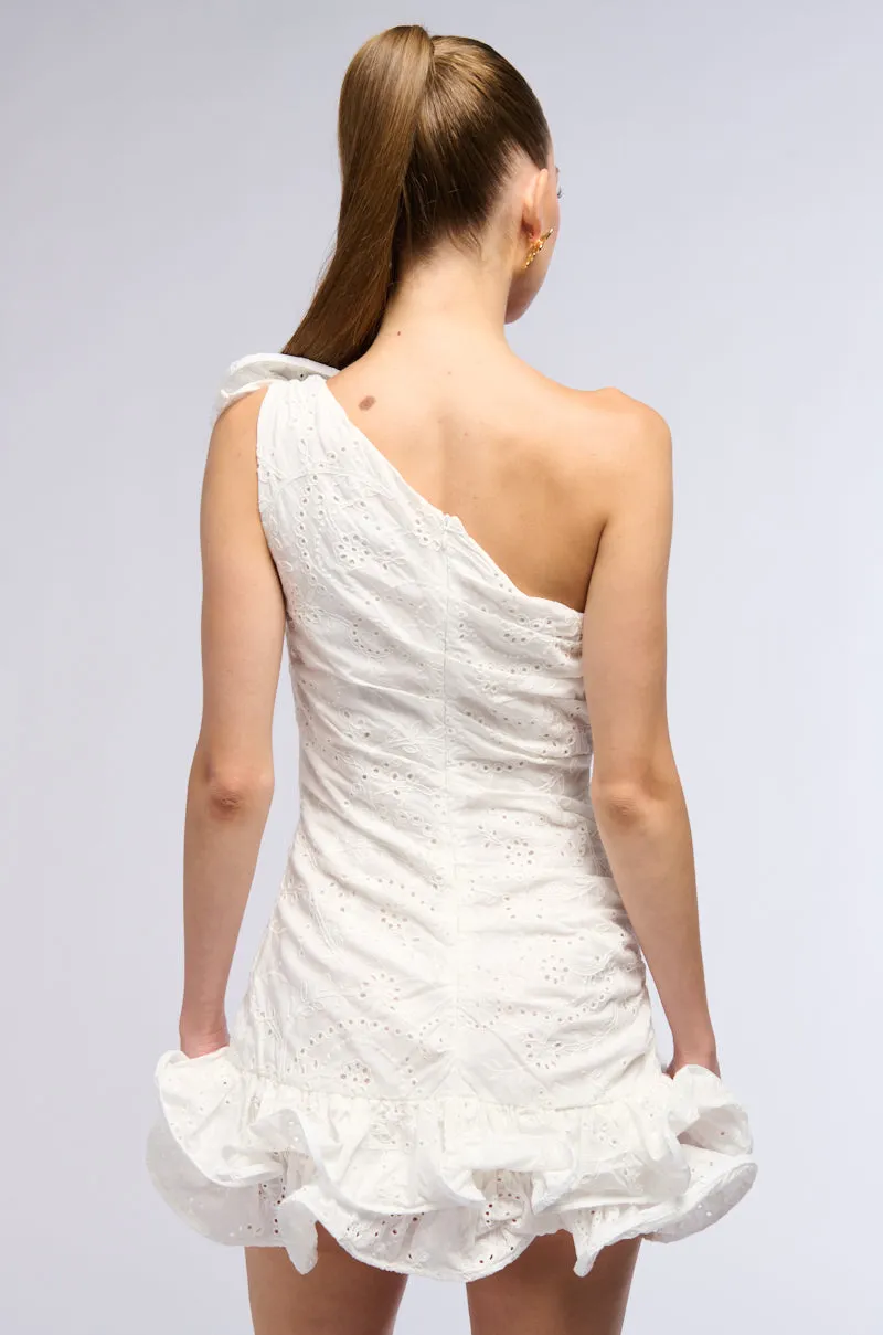 BEST DRESSED RUFFLED MINI DRESS sold by AKIRA product image thumbnail 5