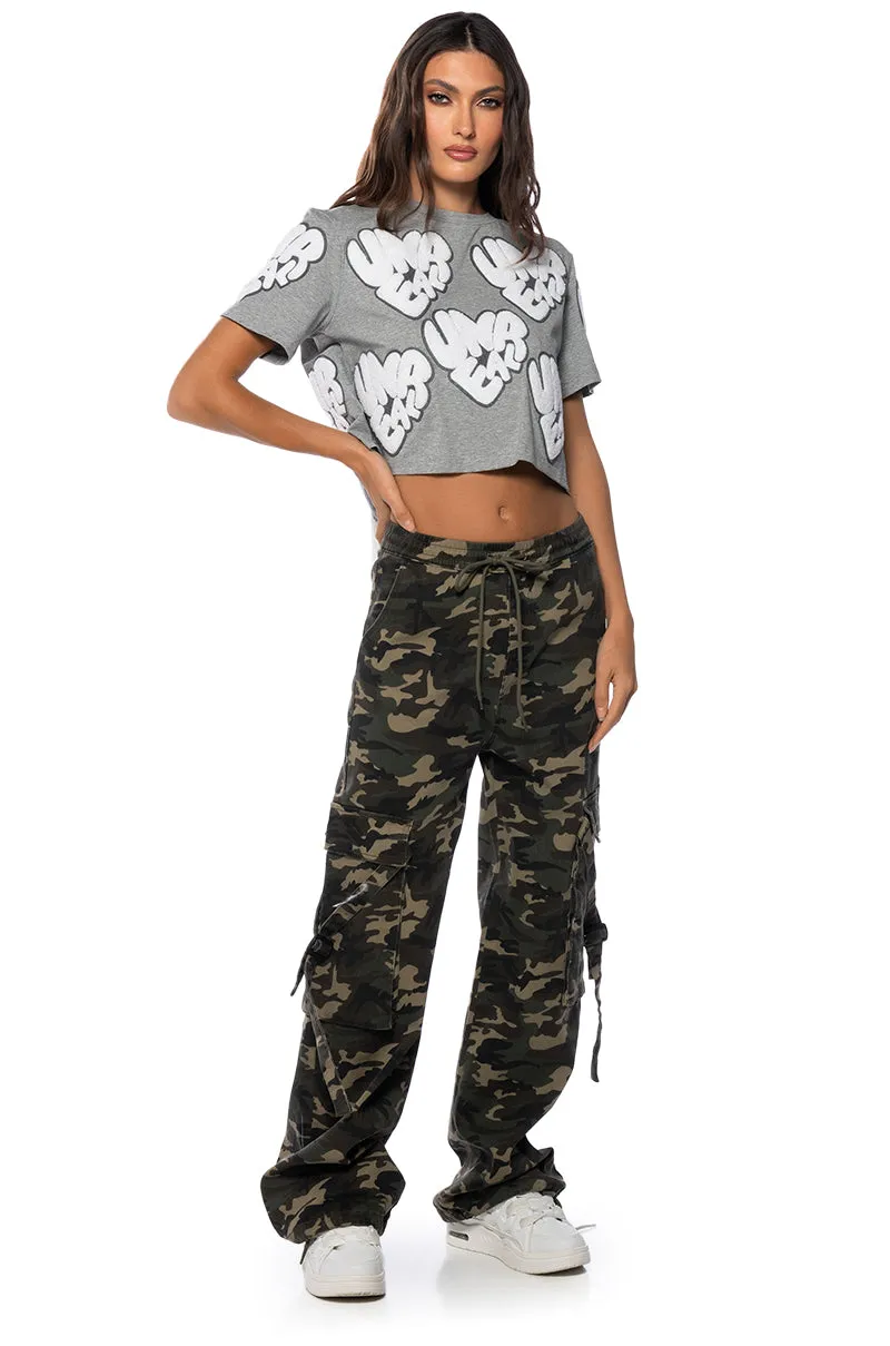 UNREAL FRINGE BACK DETAIL TSHIRT sold by AKIRA product image thumbnail 2