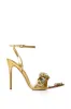 AZALEA WANG TILLY RHINESTONE STILETTO SANDAL IN GOLD sold by AKIRA