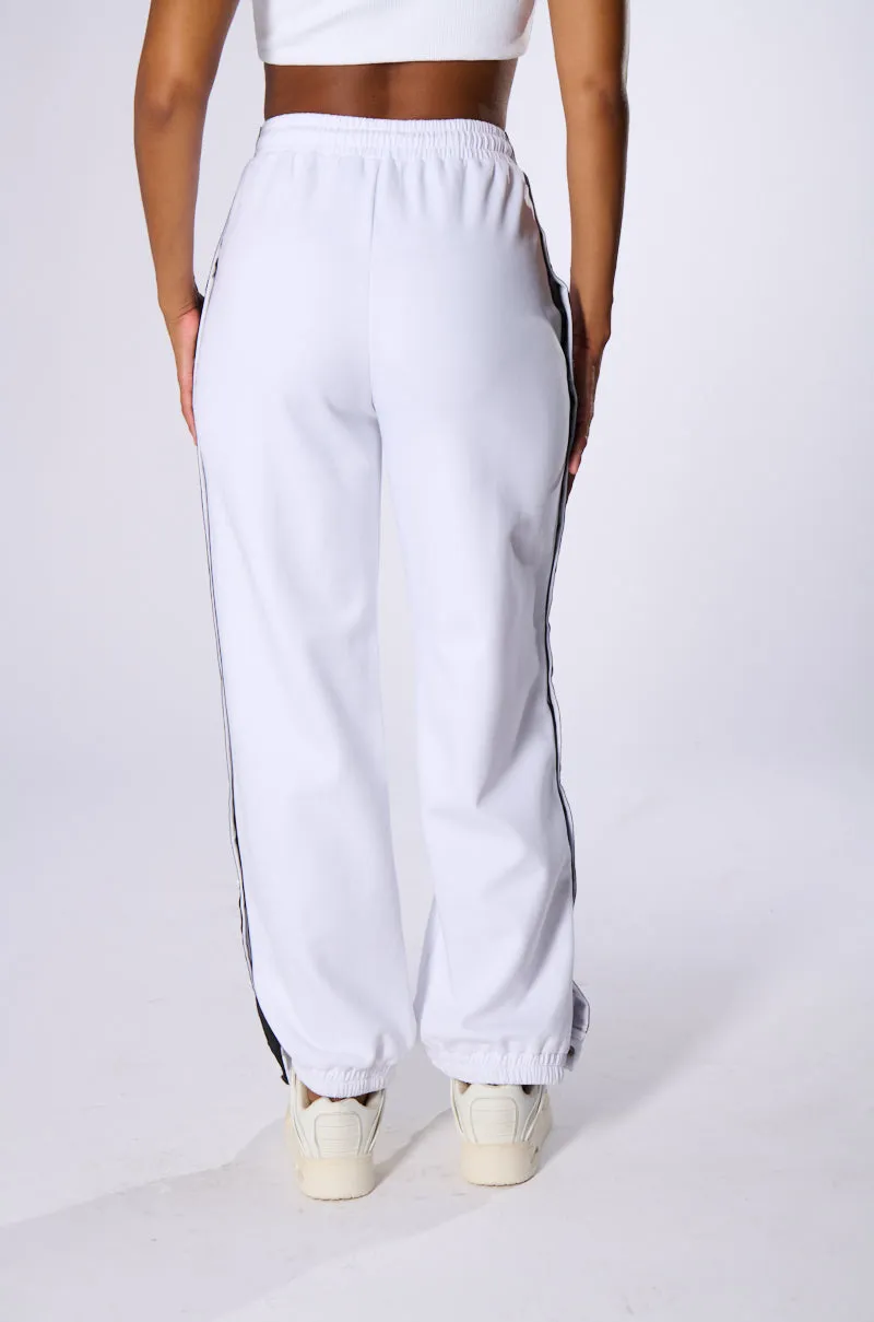 DIDN'T THEY TELL YOU WIDE LEG BREAK AWAY SWEAT PANT sold by AKIRA product image thumbnail 4