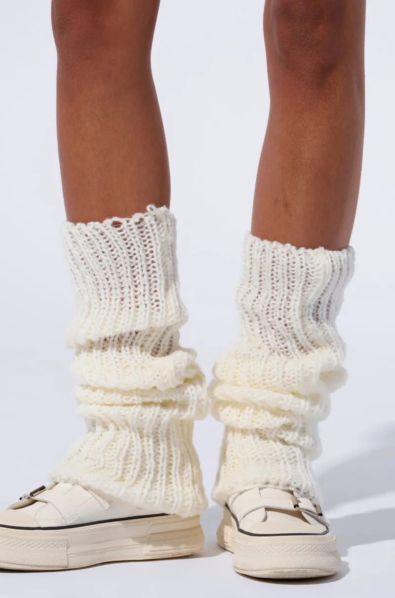 LAYERED UP LEGWARMERS sold by AKIRA
