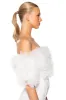 MAKING THE CUT 3D FLORAL CROP TOP IN WHITE sold by AKIRA