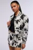 KICKBACK BROCADE BOMBER sold by AKIRA