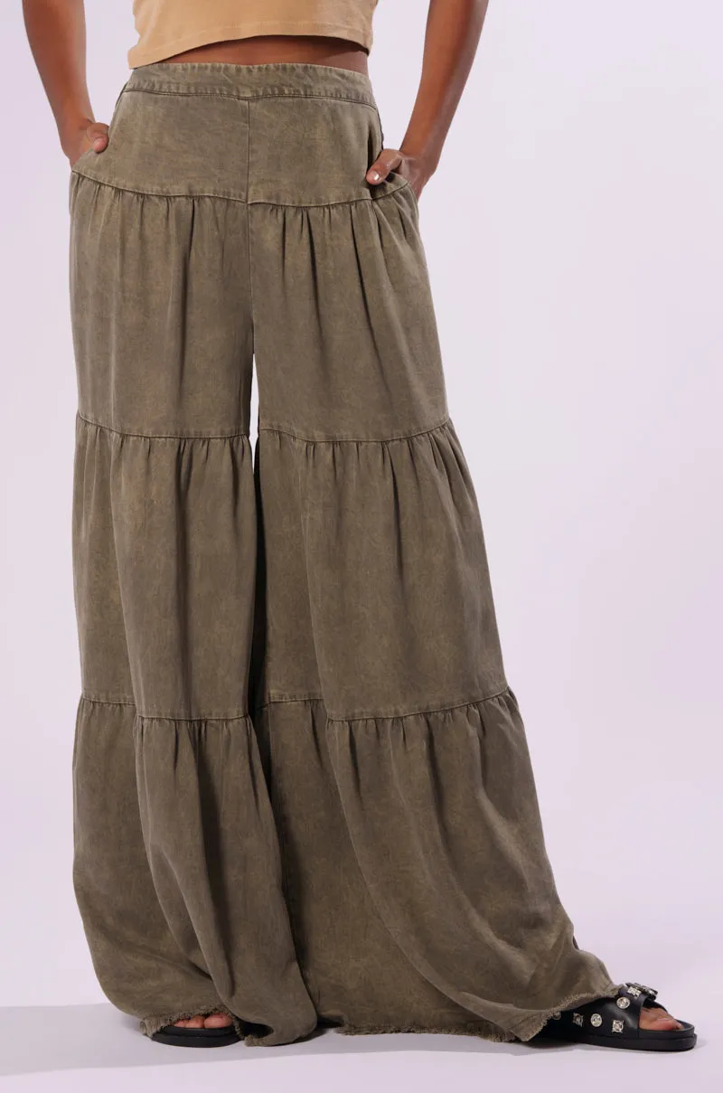 INDIE WASHED WIDE LEG PANT sold by AKIRA product image thumbnail 2