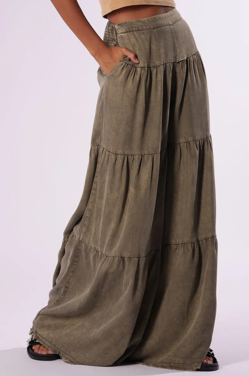 INDIE WASHED WIDE LEG PANT sold by AKIRA product image thumbnail 3