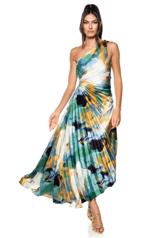 VALERIE ONE SHOULDER DRESS sold by AKIRA