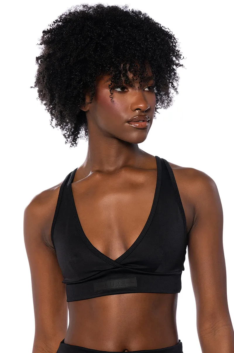 ITS THE PAXTON LUXE BRALETTE IN BLACK sold by AKIRA