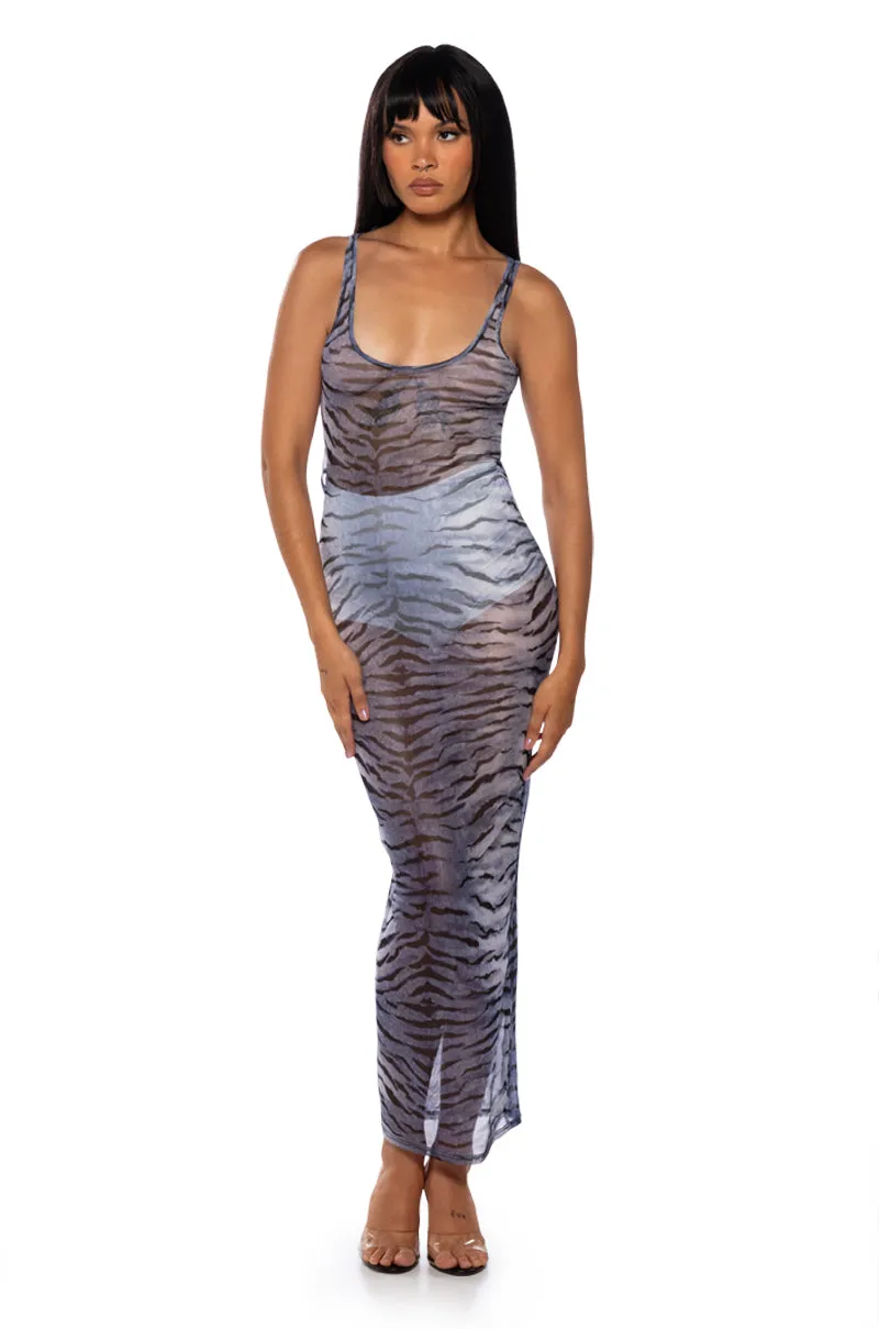 VISUALIZE ME MESH MAXI DRESS sold by AKIRA product image thumbnail 3