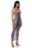 VISUALIZE ME MESH MAXI DRESS sold by AKIRA