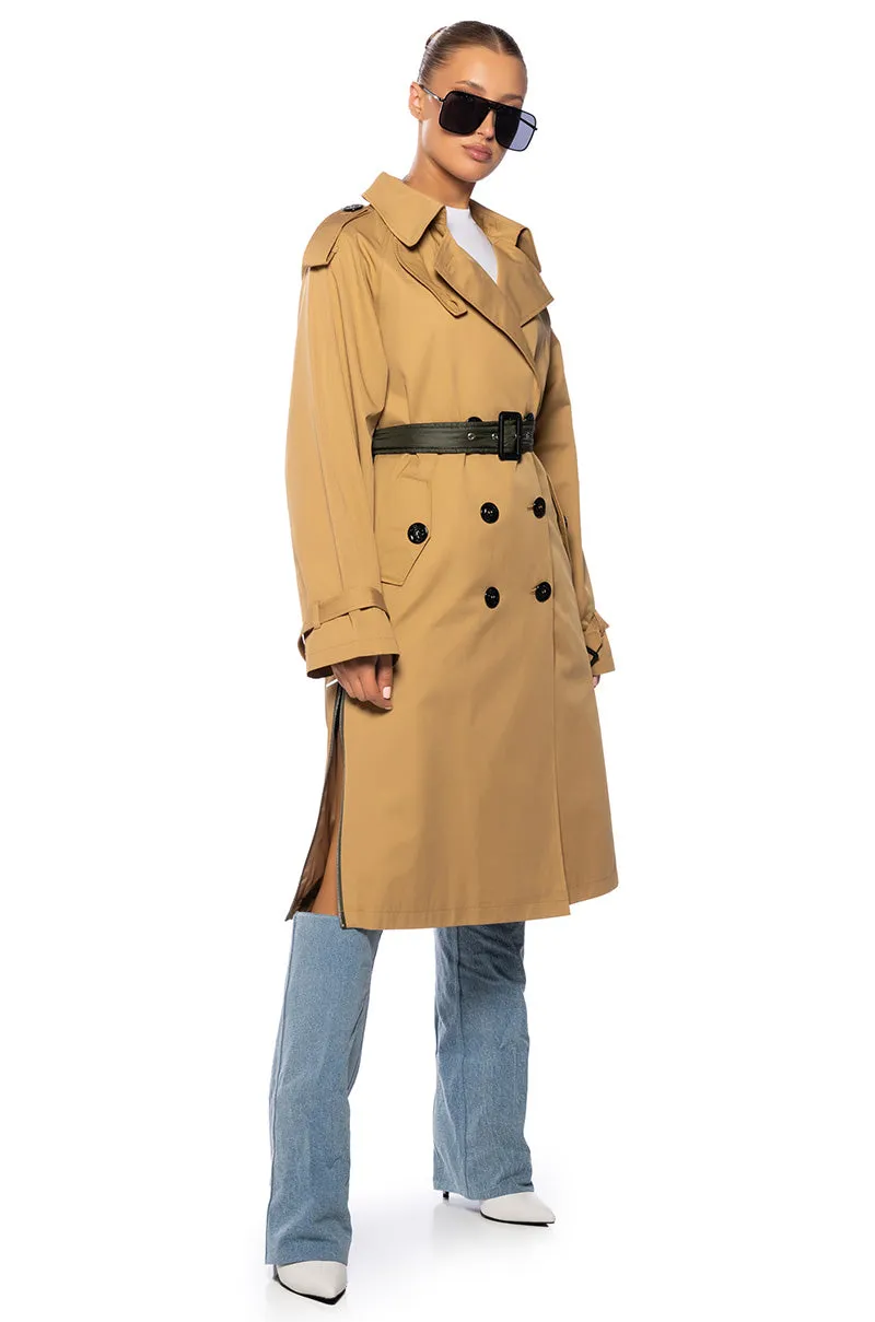 NOT FROM AROUND HERE TRENCH sold by AKIRA product image thumbnail 2