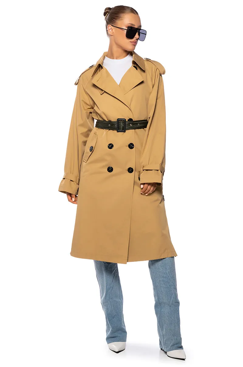 NOT FROM AROUND HERE TRENCH sold by AKIRA product image thumbnail 3