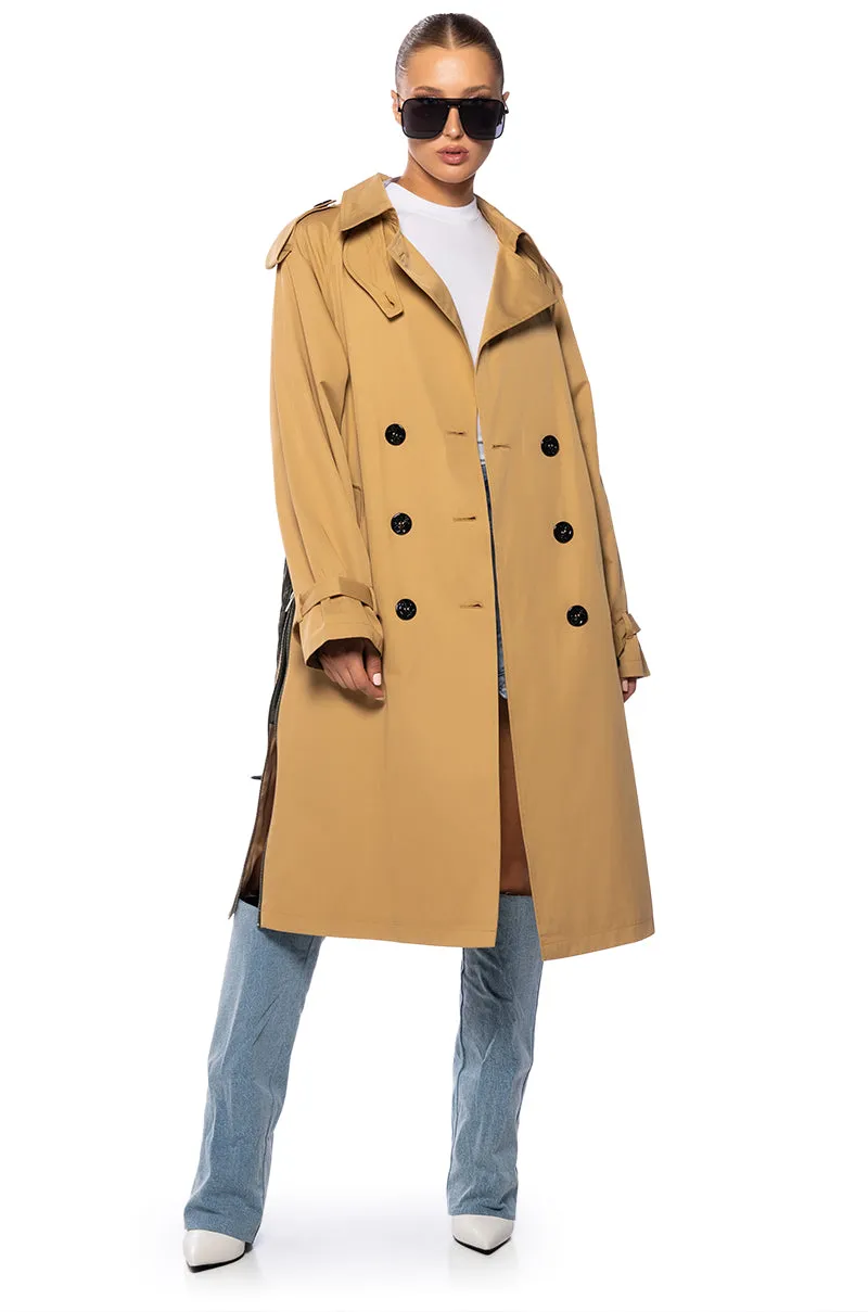 NOT FROM AROUND HERE TRENCH sold by AKIRA product image thumbnail 4
