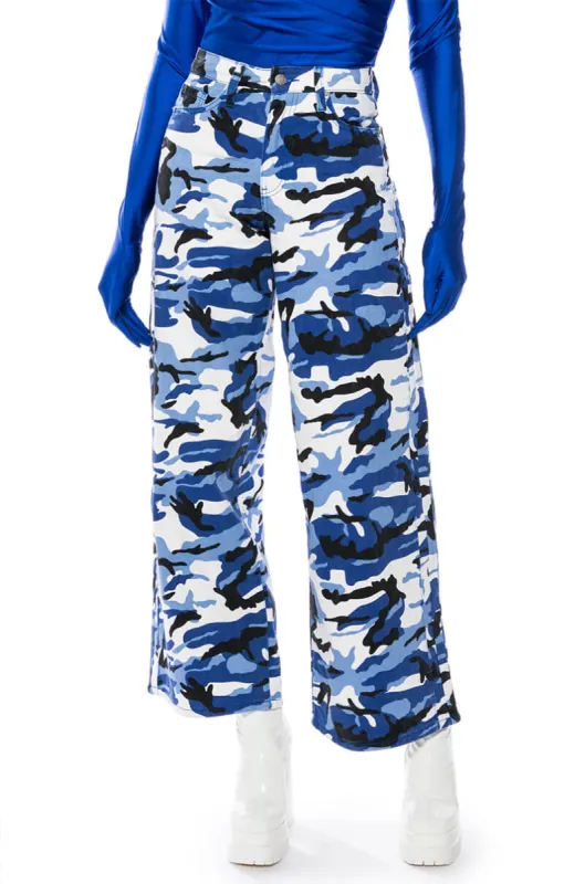 CATCH ME IF YOU CAN CAMO PANT sold by AKIRA