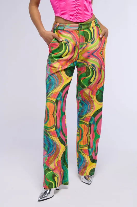 DREAMLAND EMBELLISHED WIDE LEG TROUSER sold by AKIRA