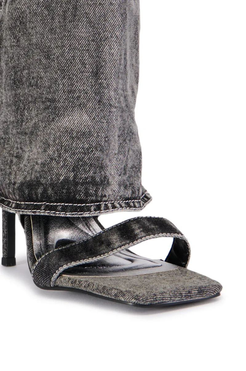 AZALEA WANG CRISPS FOLDOVER HIGH HEEL sold by AKIRA product image thumbnail 5