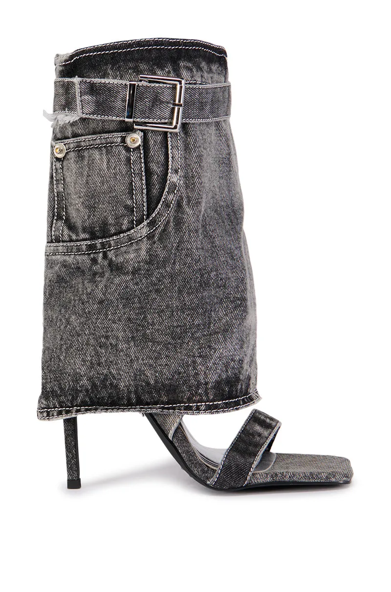 AZALEA WANG CRISPS FOLDOVER HIGH HEEL sold by AKIRA product image thumbnail 2