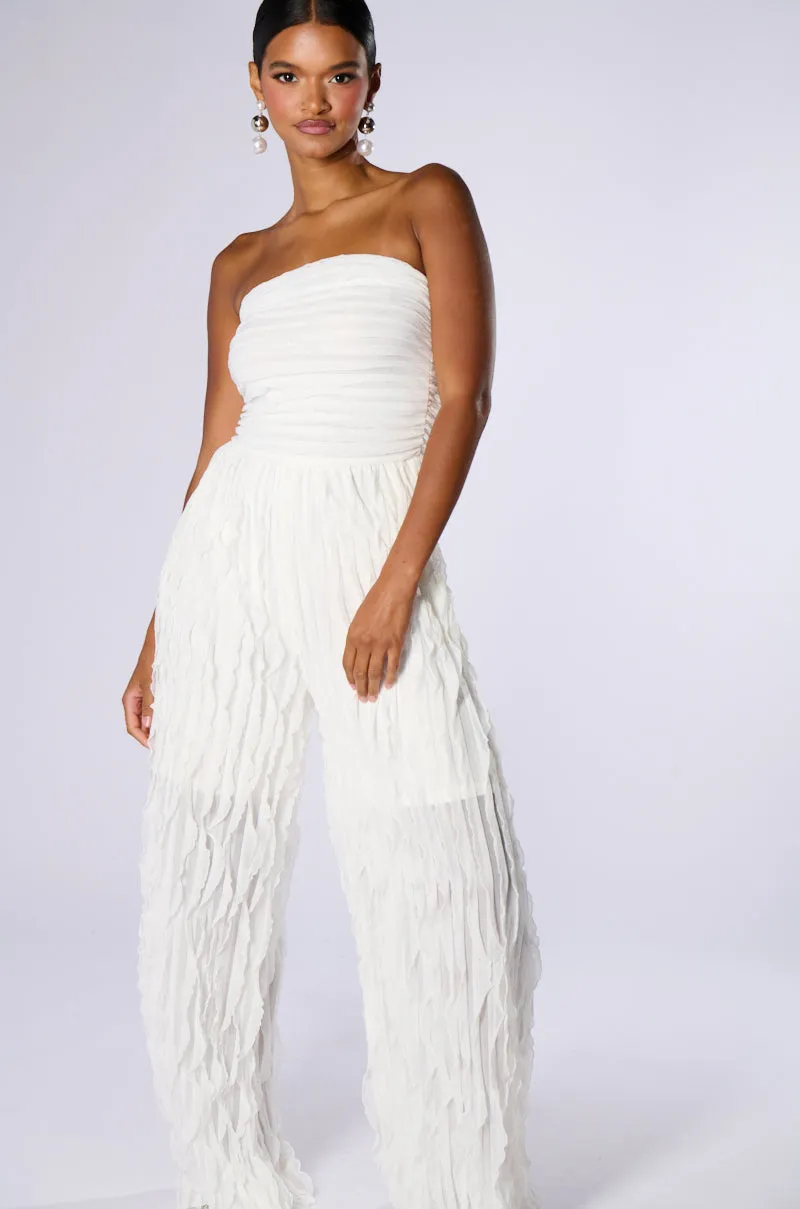 LILIANA STRAPLESS MESH JUMPSUIT sold by AKIRA product image thumbnail 2