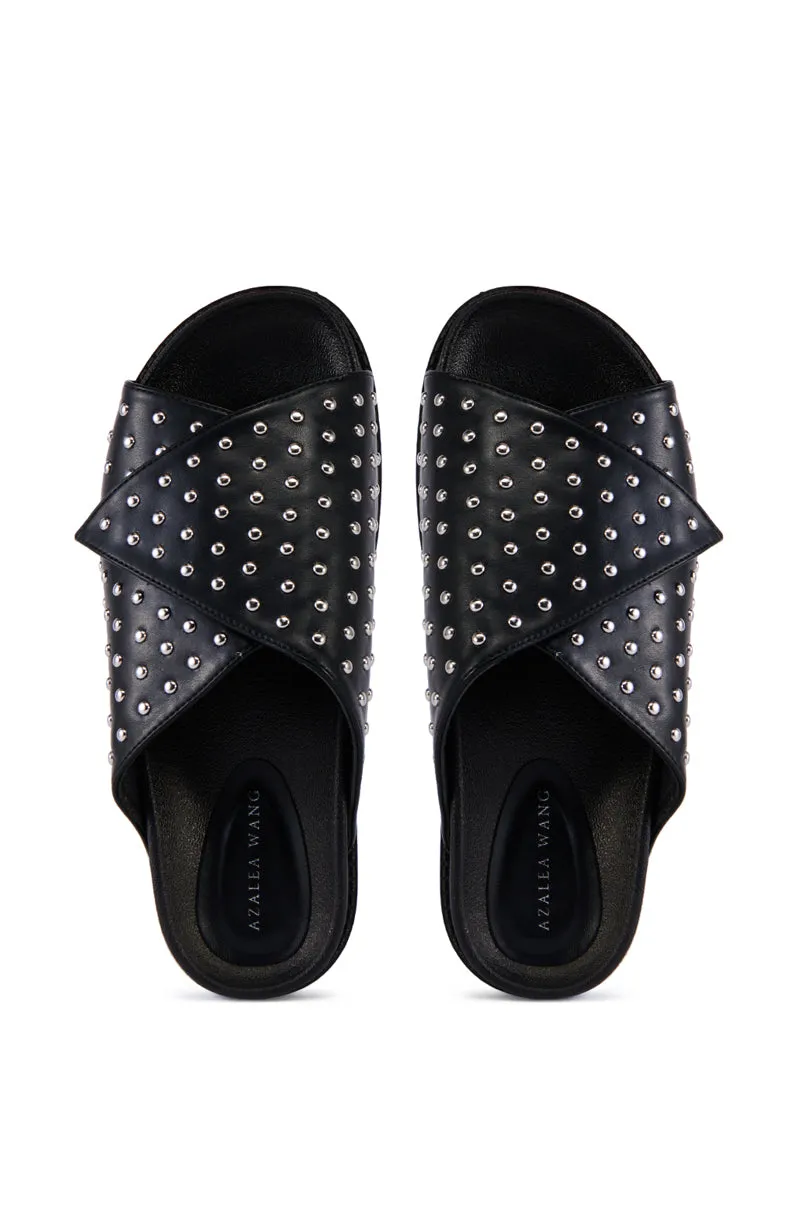 AZALEA WANG FALLYN BLACK SANDAL sold by AKIRA product image thumbnail 2