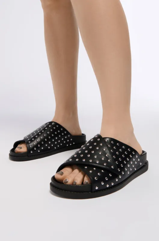 AZALEA WANG FALLYN BLACK SANDAL sold by AKIRA