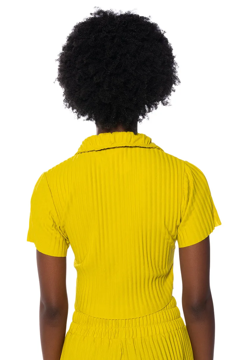 LUCY SHORT SLEEVE BUTTON DOWN sold by AKIRA product image thumbnail 5