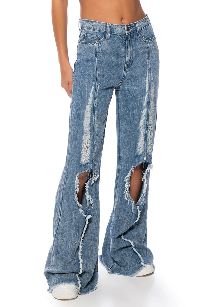 SET THE TONE RELAXED FIT JEANS sold by AKIRA