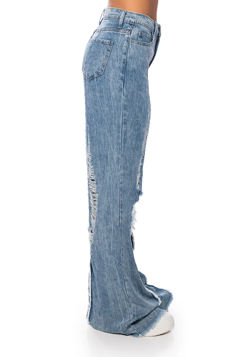 SET THE TONE RELAXED FIT JEANS sold by AKIRA product image thumbnail 5