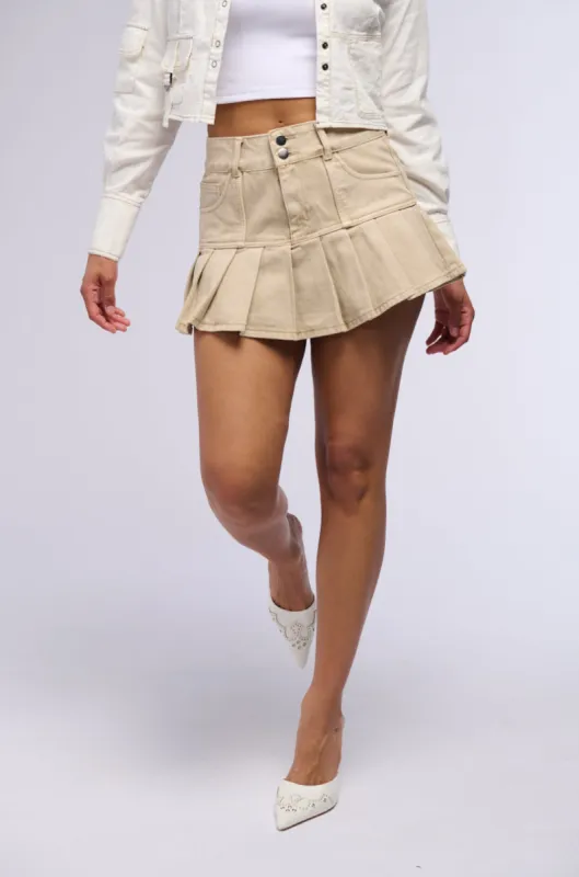 SCHOOL GIRL CUTE PLEATED MINI SKIRT sold by AKIRA