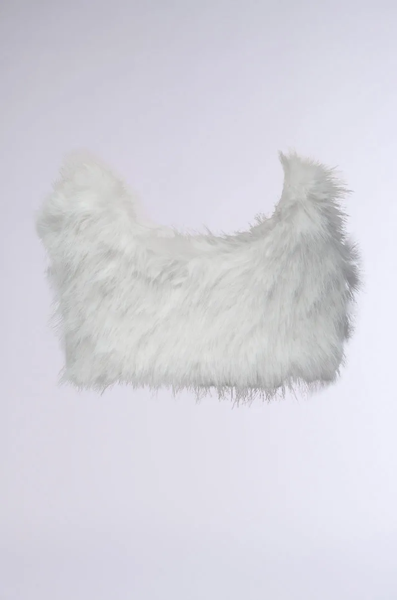 TUNDRA FAUX FUR CORSET BELT sold by AKIRA product image thumbnail 4