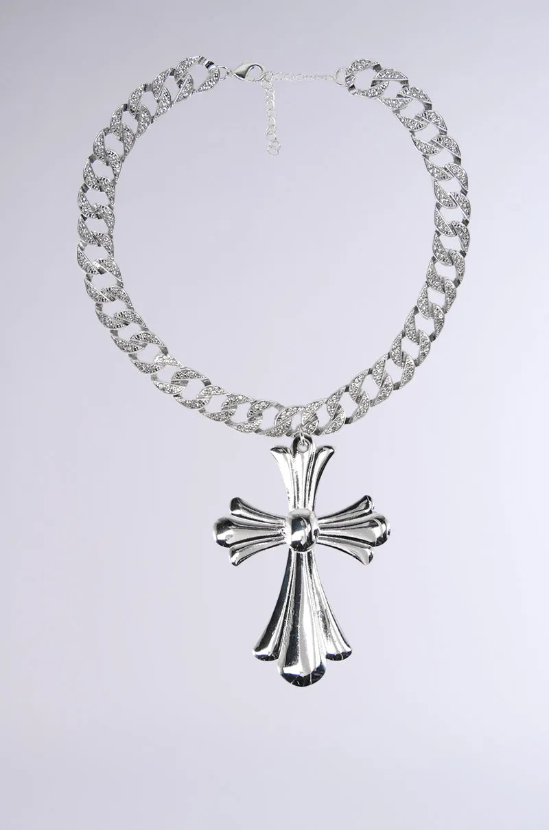 EVERYTHING CHROME NECKLACE sold by AKIRA