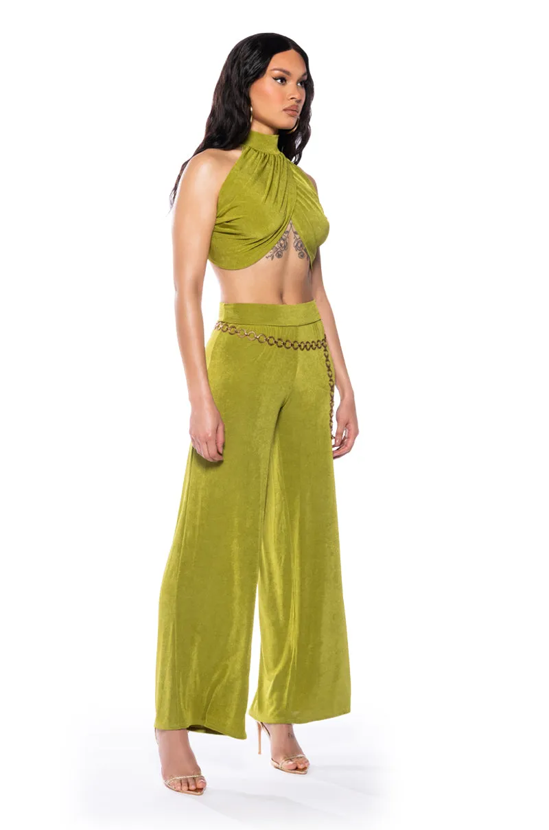 JASMINE WIDE LEG PULL ON PANT sold by AKIRA product image thumbnail 5
