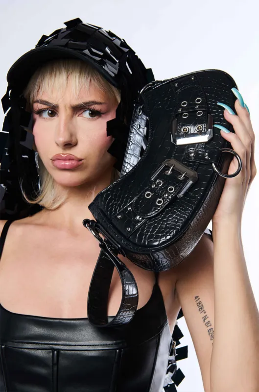 BUCKLE UP PURSE sold by AKIRA