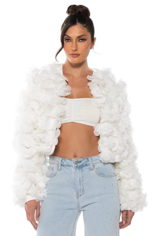 GARDEN OF EDEN APPLIQUE BOMBER sold by AKIRA