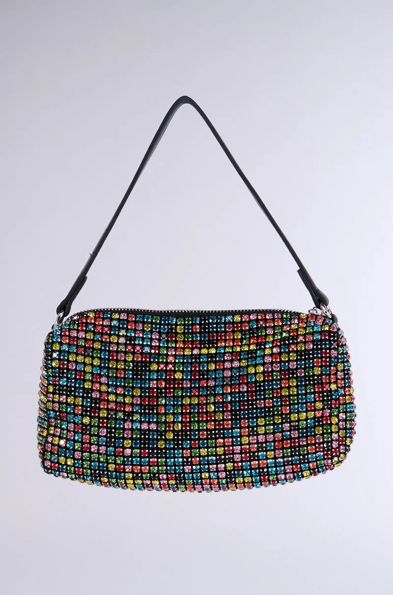 SO FINE MULTI COLOR BLING PURSE sold by AKIRA product image thumbnail 2