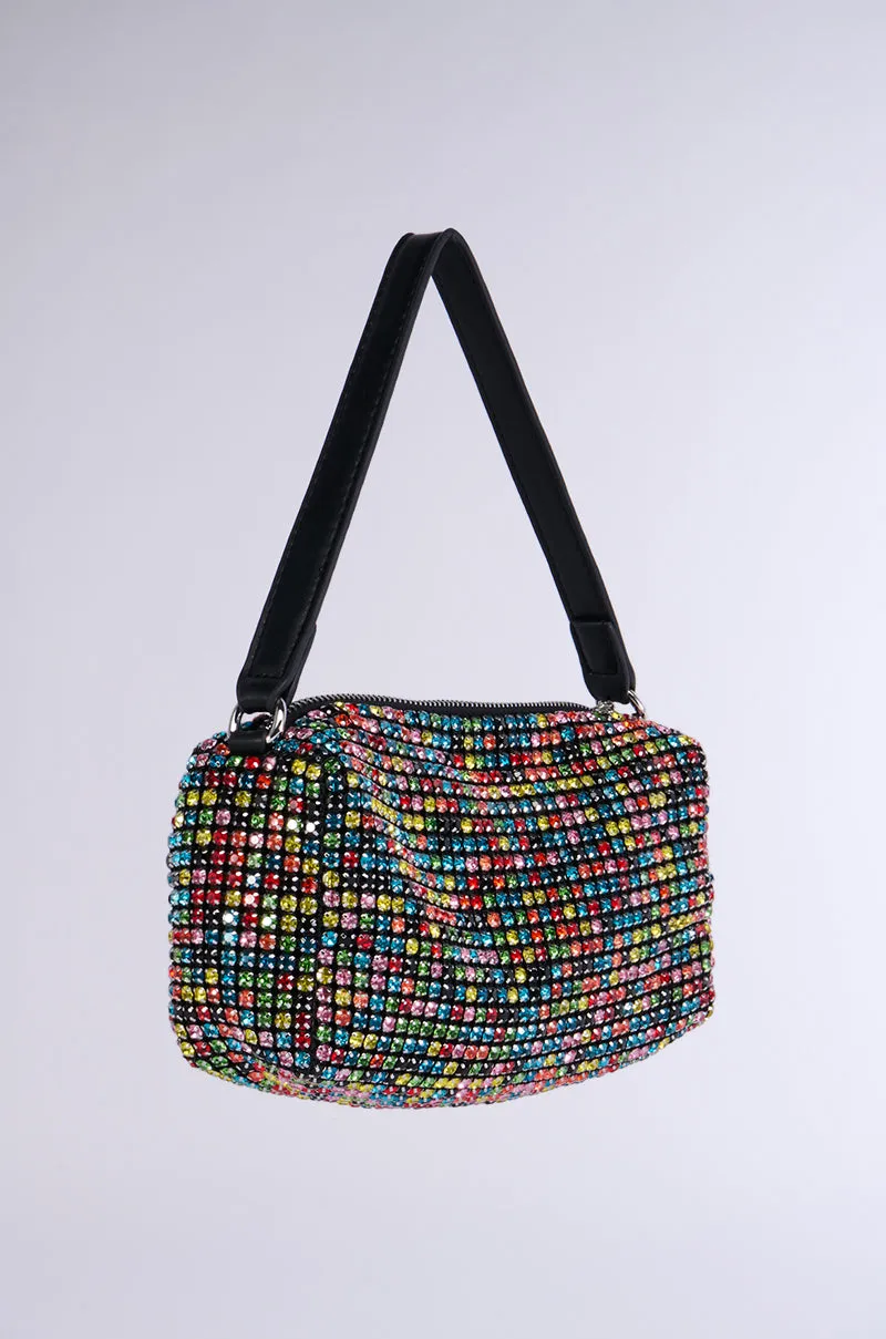 SO FINE MULTI COLOR BLING PURSE sold by AKIRA product image thumbnail 3