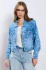 DISTRESSED DENIM JACKET sold by AKIRA