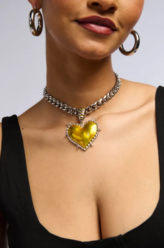 LOVE YOU PENDANT NECKLACE sold by AKIRA