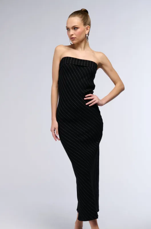 BEEN FINE TUBE OPEN BACK MAXI DRESS sold by AKIRA