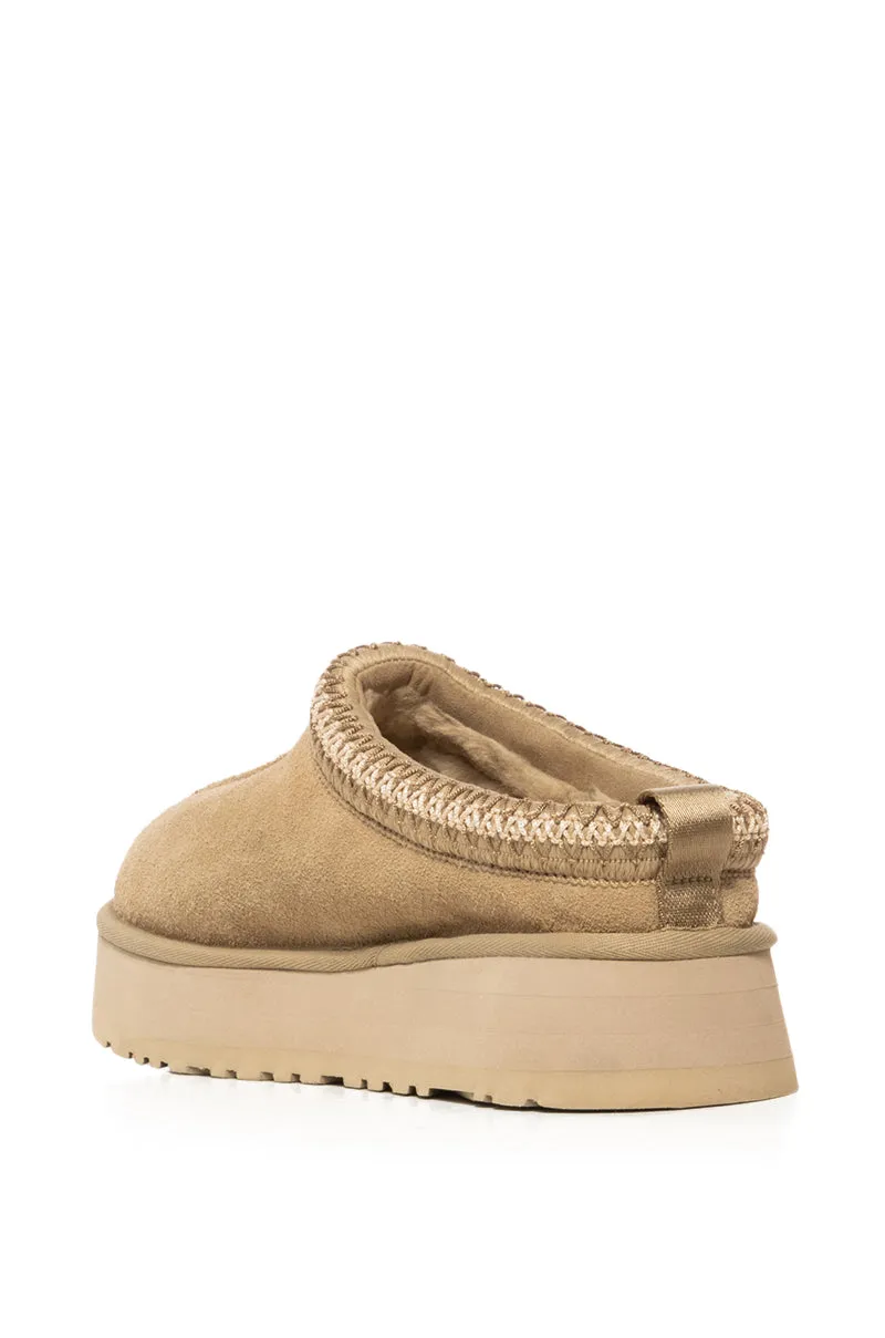 UGG TAZZ FLAT SLIPPER IN MUSTARD sold by AKIRA product image thumbnail 4