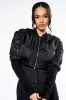BABBS SKINNY ARM BOMBER JACKET sold by AKIRA